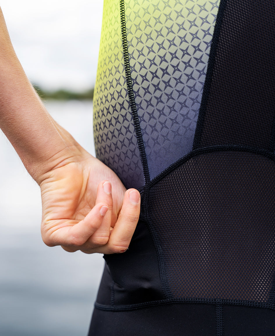 Commit Long Course Tri Suit Fluo Yellow - Men's - Imagem 3