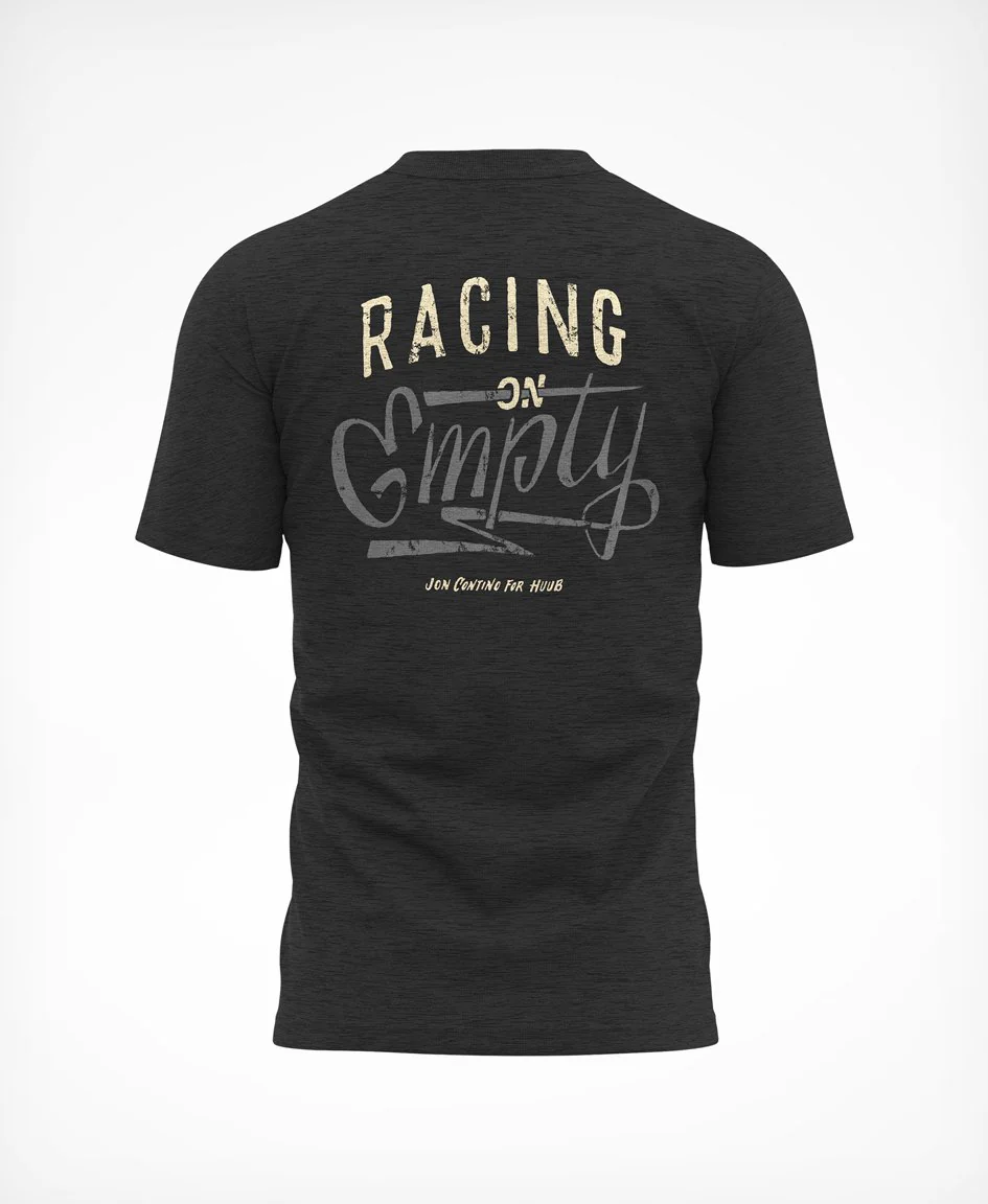 Racing On Empty T-Shirt Charcoal - Imagem 2