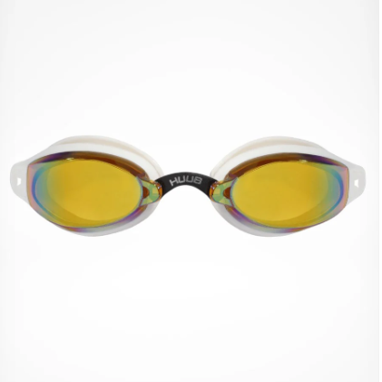 Brownlee Custom Air Goggle White - Gold Mirror