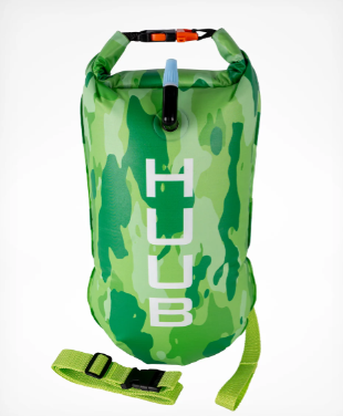 HUUB Safety Tow Float - Lime Camo