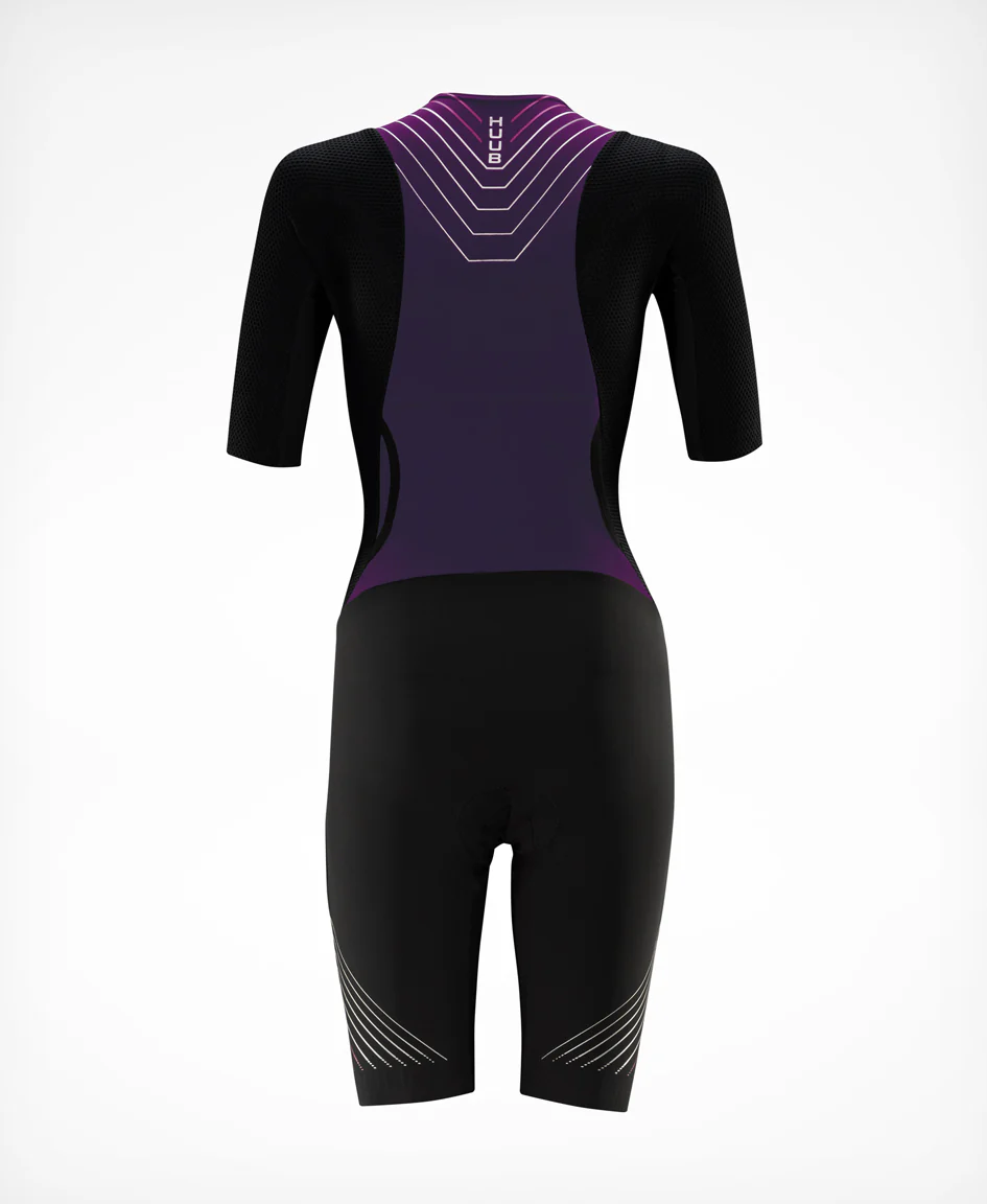 Pinnacle Tri Suit Black/Grape - Women's - Imagem 2